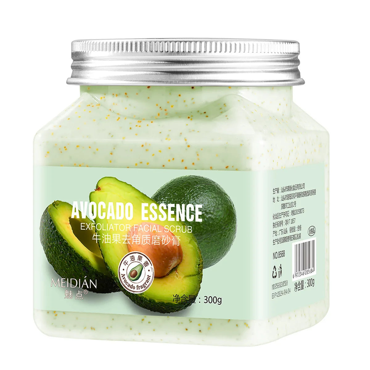 Exfoliant corporel au beurre de karité, crème exfoliante pour le corps