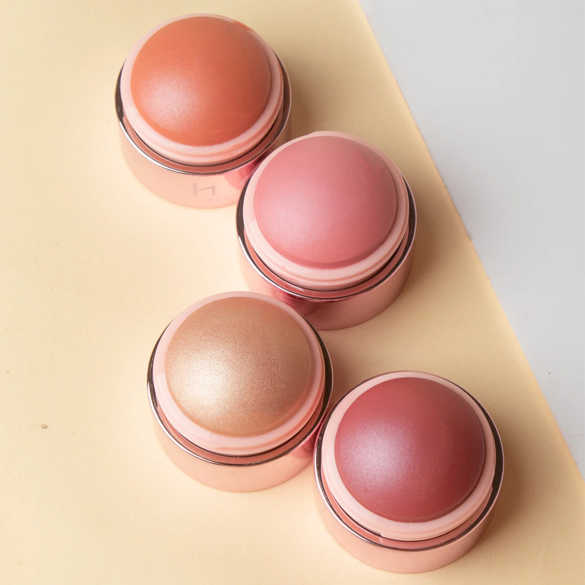 HECI BEAUTY | Duo Stick Blush + Bronzer Contour - Maquillage crème mat longue tenue pour lèvres et joues