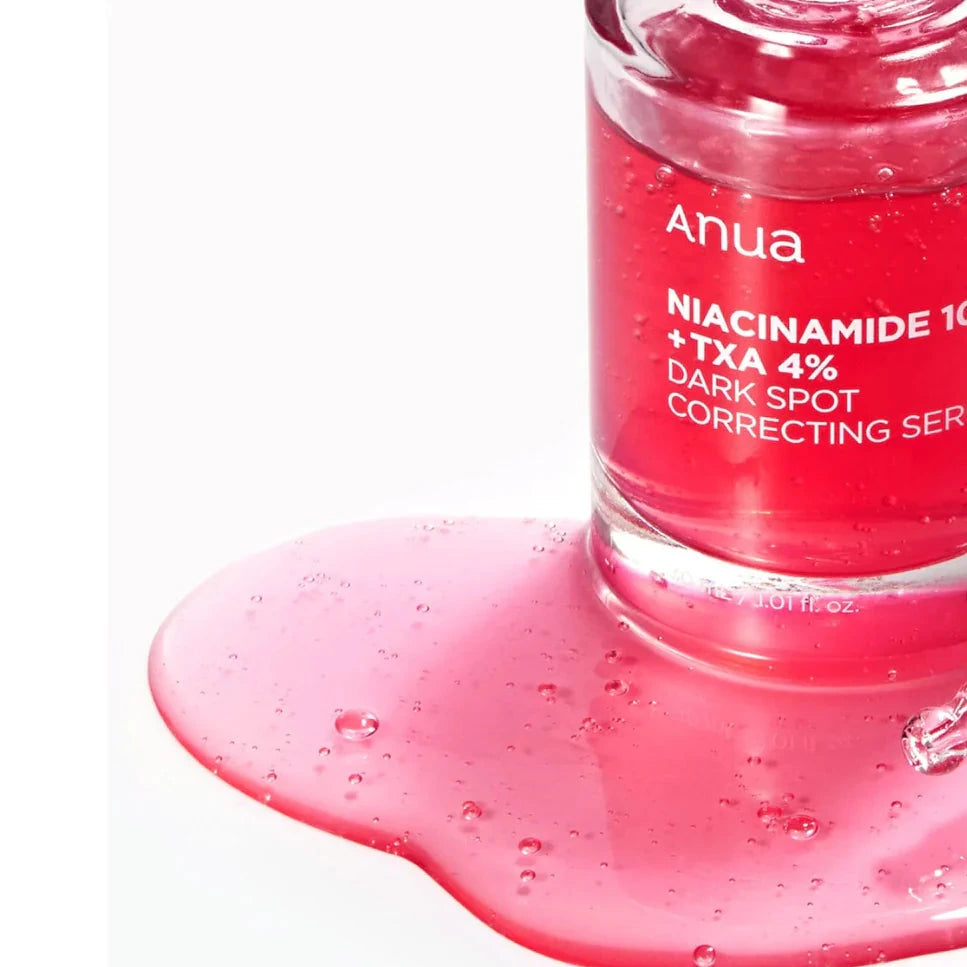 ANUA | Essence correctrice - 10% niacinamide + 4% tranexamique, pour taches d'acné, hyperpigmentation, teint uniforme