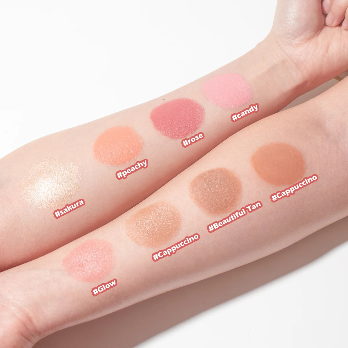 HECI BEAUTY | Duo Stick Blush + Bronzer Contour - Maquillage crème mat longue tenue pour lèvres et joues