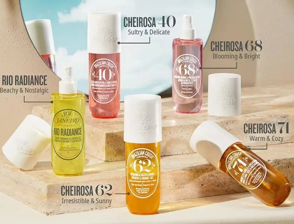 SOL DE JANEIRO | Spray corporel brésilien parfumé - Longue tenue hydratante aux notes fruitées