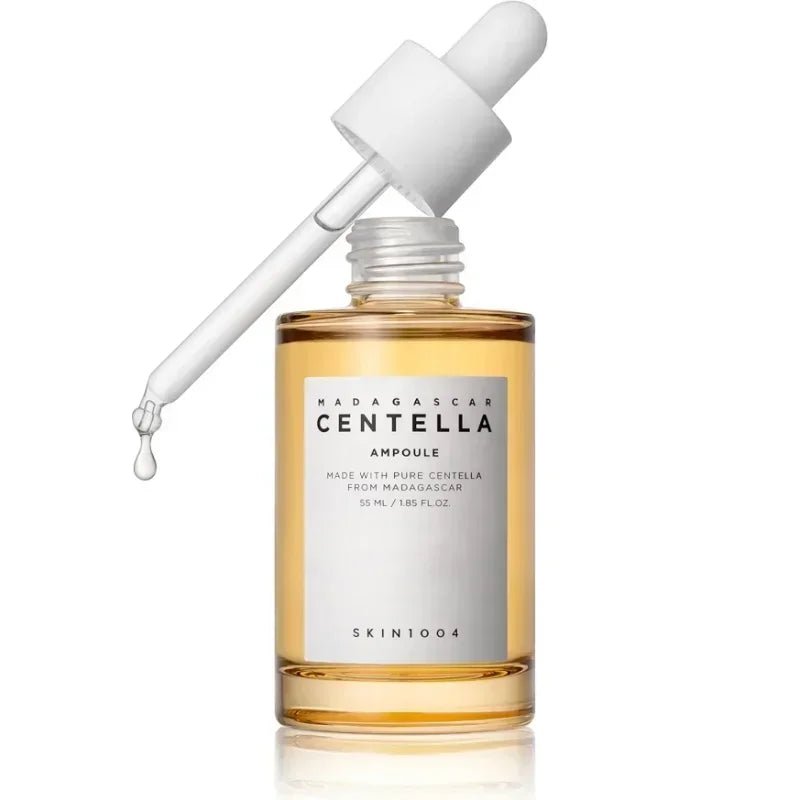 MADAGARSCAR CENTELLA | Ampoule de sérum facial à l'extrait original de Centella Asiatica, essence faciale réparatrice de la barrière cutanée, apaise l'acné, peau sensible, raffermissante - A fleur de peaux