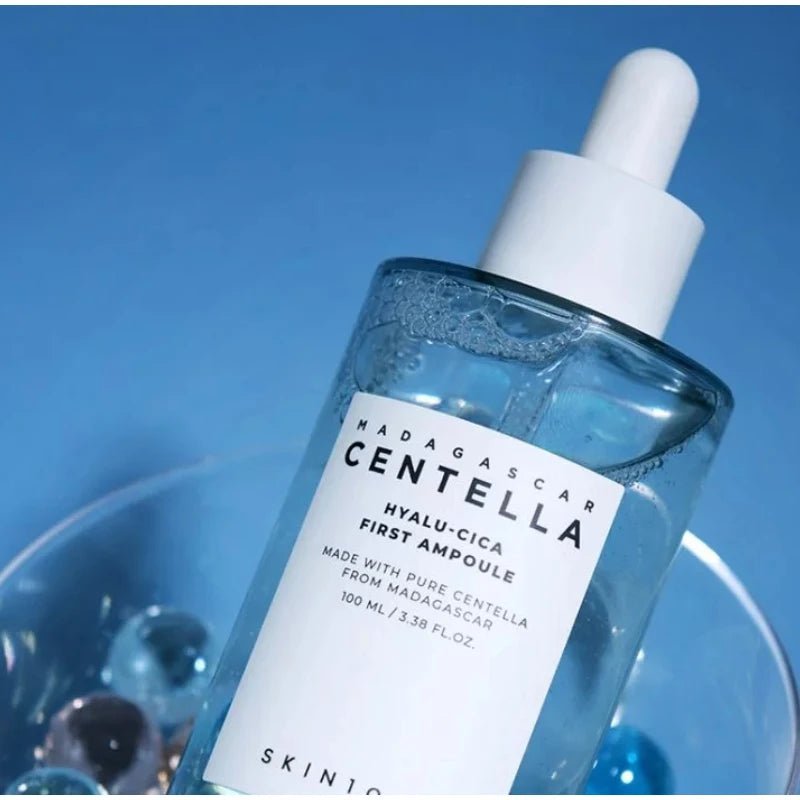 MADAGASGAR CENTELLA | Centella skin care set: sérum hydratant, essence apaisante et illuminatrice à la centella - A fleur de peaux