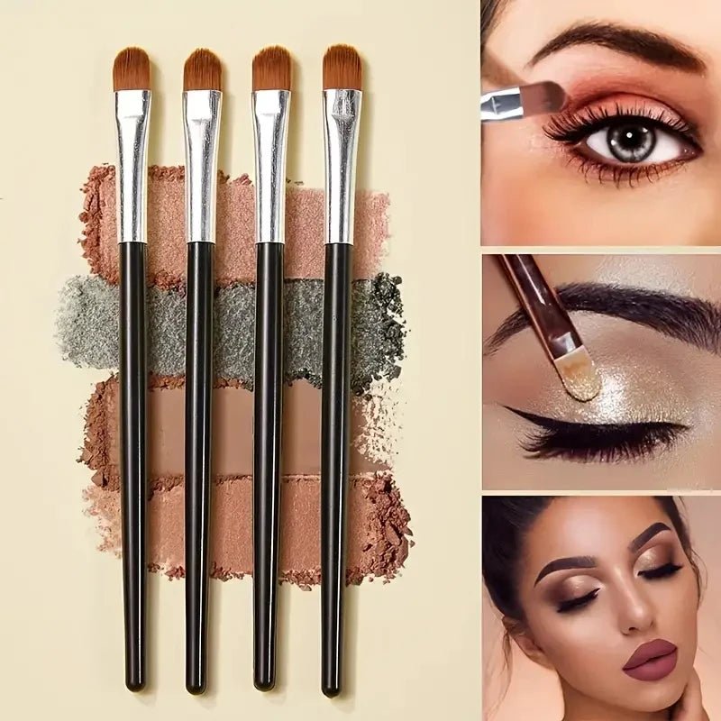 Set de pinceaux maquillage professionnels: pinceaux doux et moelleux pour fond de teint, poudre, ombres à paupières - A fleur de peaux