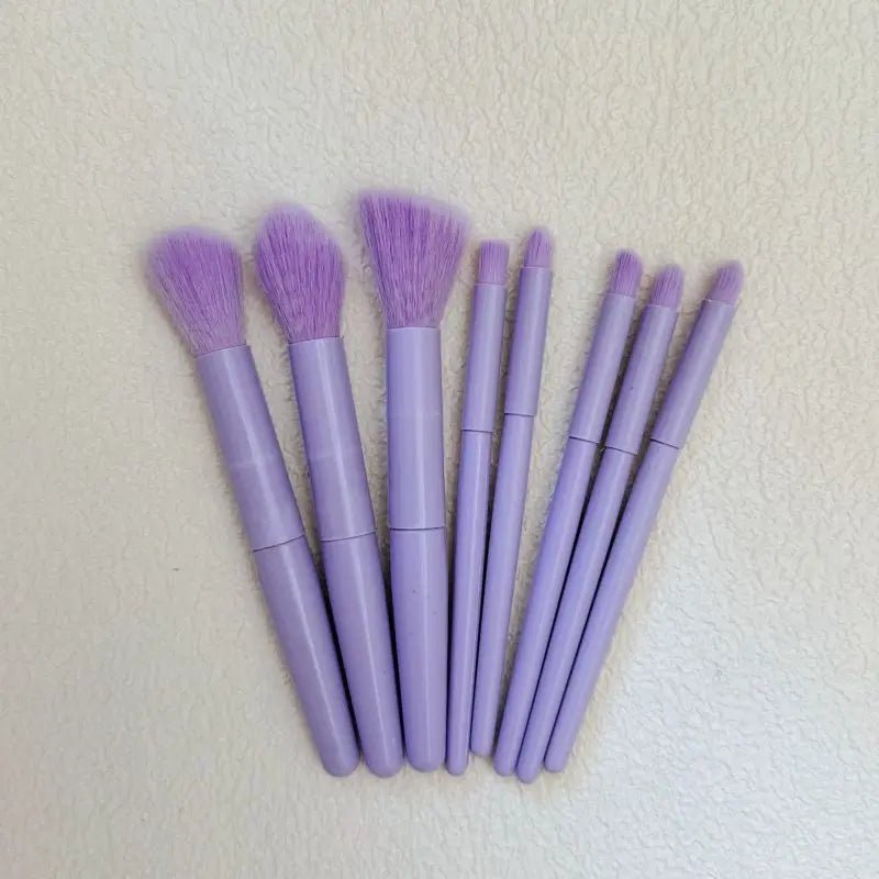 Set de pinceaux maquillage professionnels: pinceaux doux et moelleux pour fond de teint, poudre, ombres à paupières - A fleur de peaux